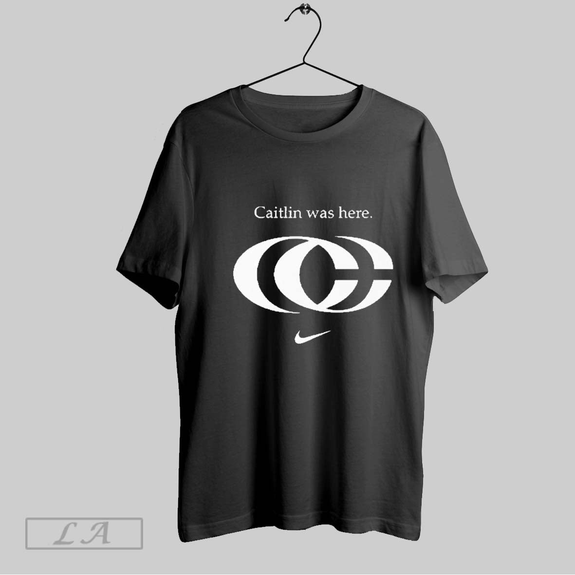 Original Caitlin Was Here Viral T - Adult & Kids T-Shirts, Sweatshirts & Hoodies apparel design preview 1