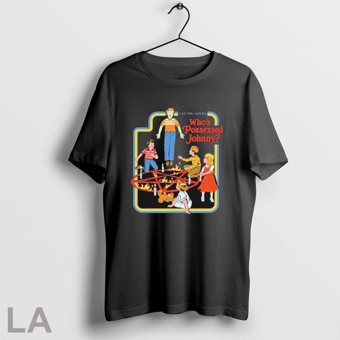 Original Can You Guess Whos Possessed Johnny - Adult & Kids T-Shirts, Sweatshirts & Hoodies apparel design preview 1