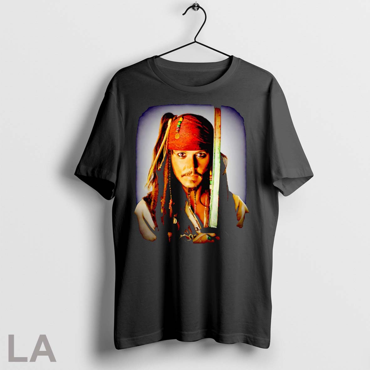 Original Captain Jack Sparrow Face Graphic - Adult & Kids T-Shirts, Sweatshirts & Hoodies apparel design preview 1