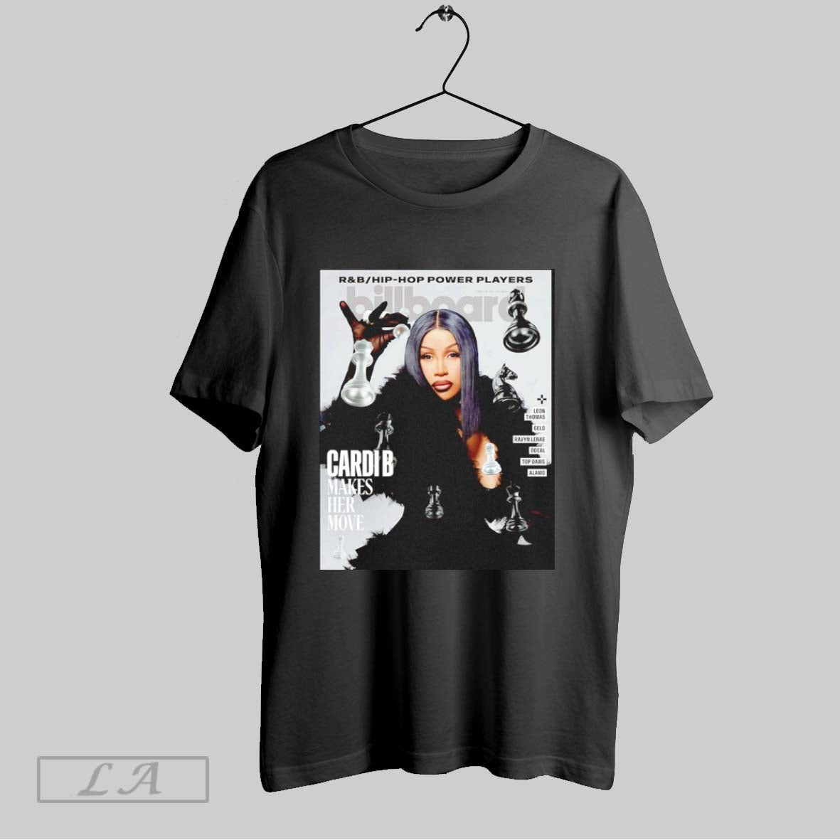 Original Cardi B Rb Hip Hop Power Players Billboard - Adult & Kids T-Shirts, Sweatshirts & Hoodies apparel design preview 1