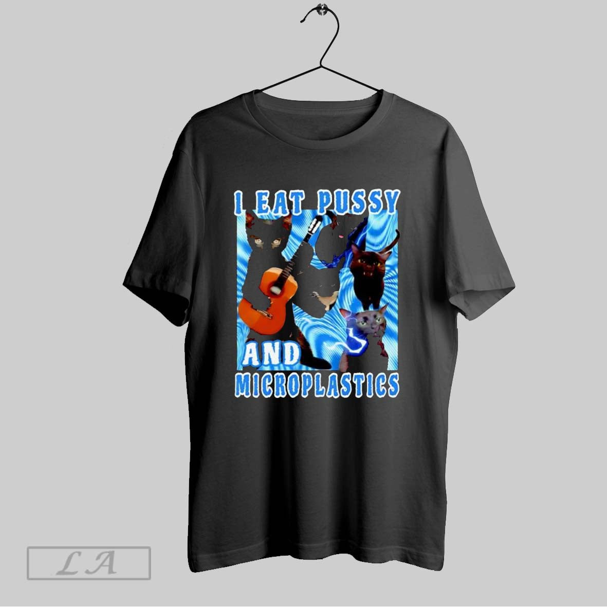 Original Cat I Eat Pussy And Microplastics - Adult & Kids T-Shirts, Sweatshirts & Hoodies apparel design preview 1