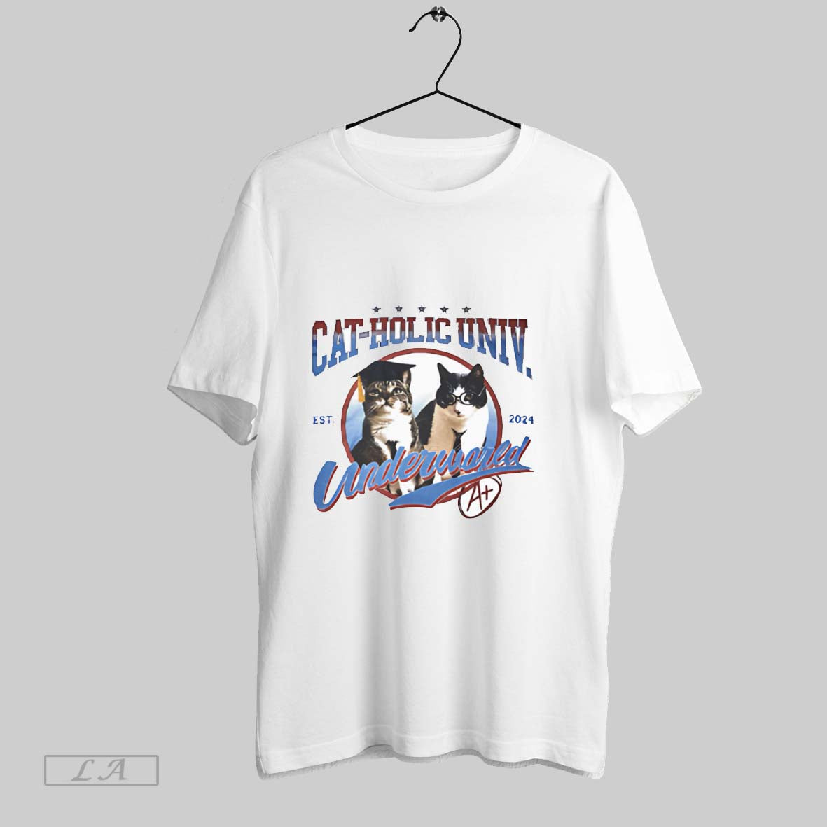 Original Cat Holic Univ Underworld - Adult & Kids T-Shirts, Sweatshirts & Hoodies apparel design preview 1