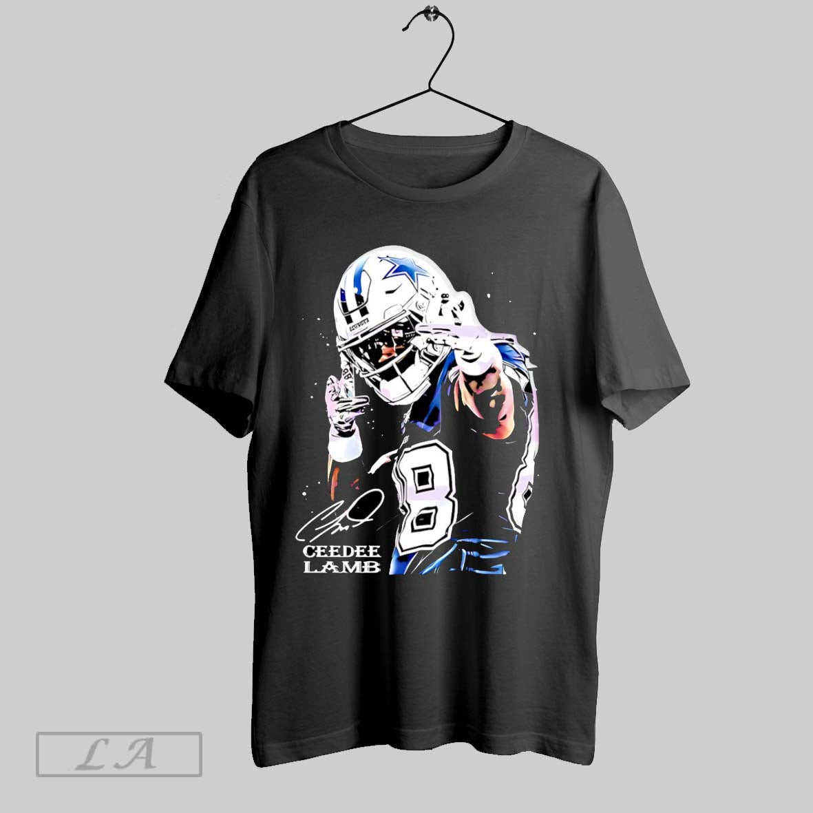 Original Ceedee Lamb Dallas Cowboys Rookie Wide - Adult & Kids T-Shirts, Sweatshirts & Hoodies apparel design preview 1