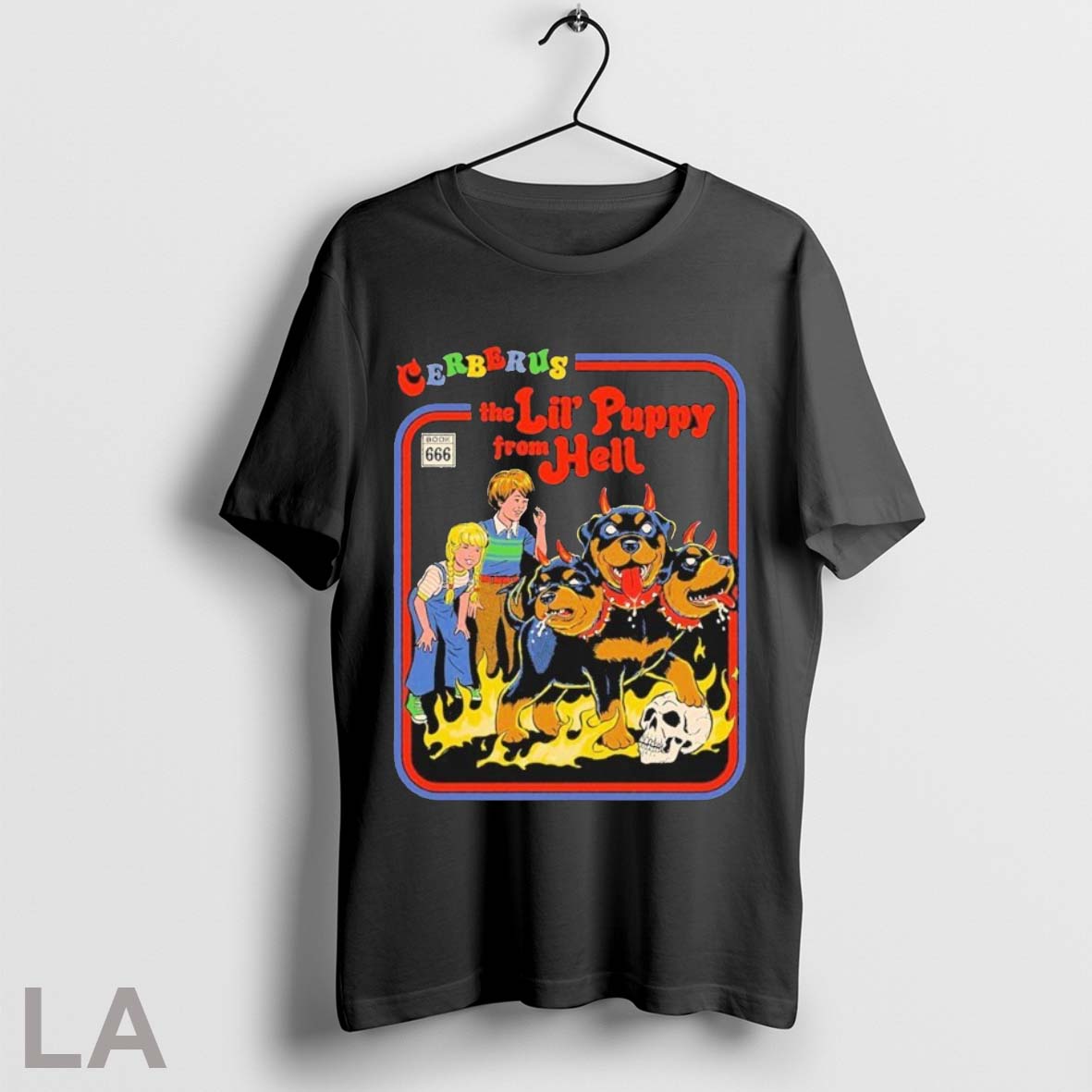 Original Cerberus The Lil Puppy From Hell Book 666 - Adult & Kids T-Shirts, Sweatshirts & Hoodies apparel design preview 1