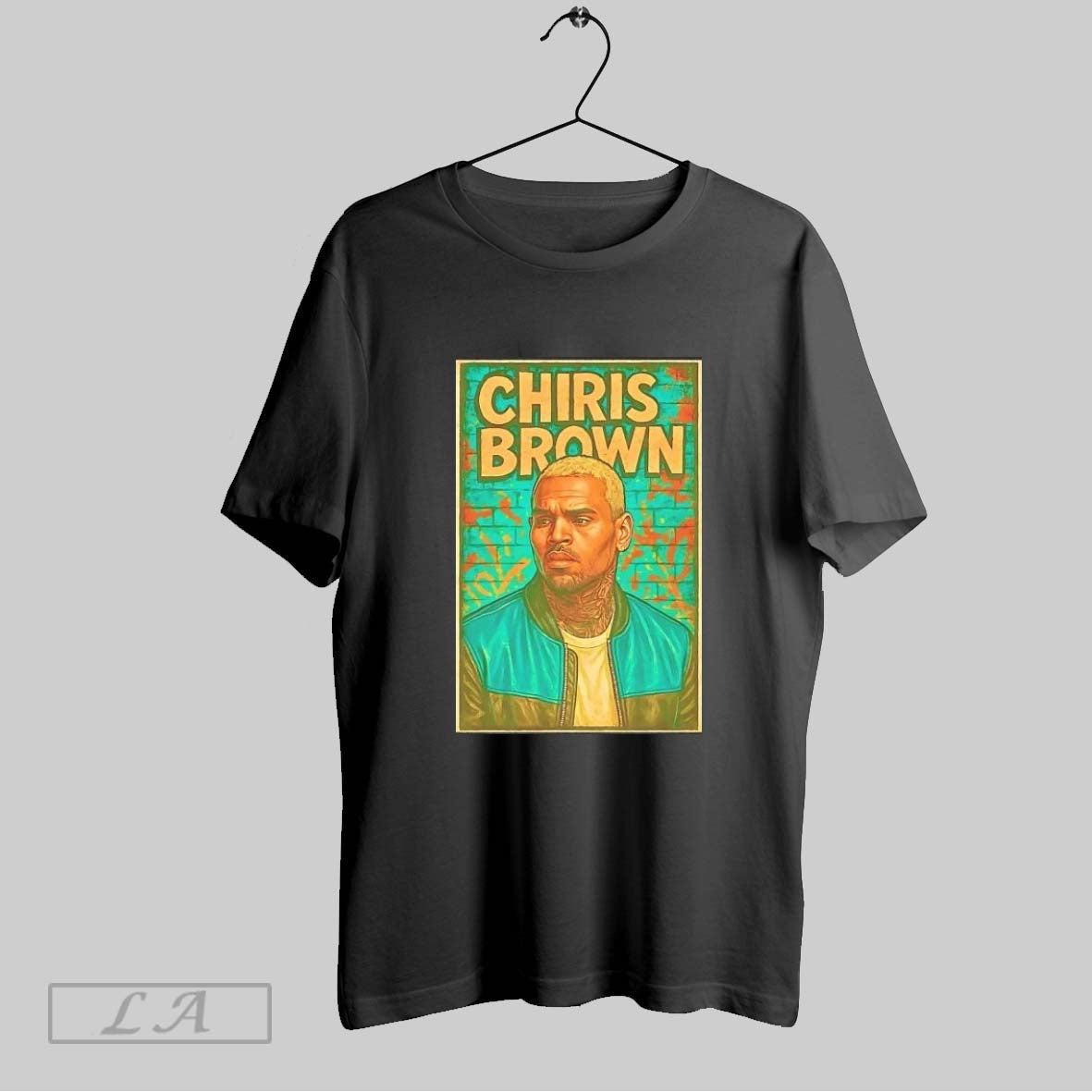 Original Chris Brown Tour Portrait Ladies - Adult & Kids T-Shirts, Sweatshirts & Hoodies apparel design preview 1