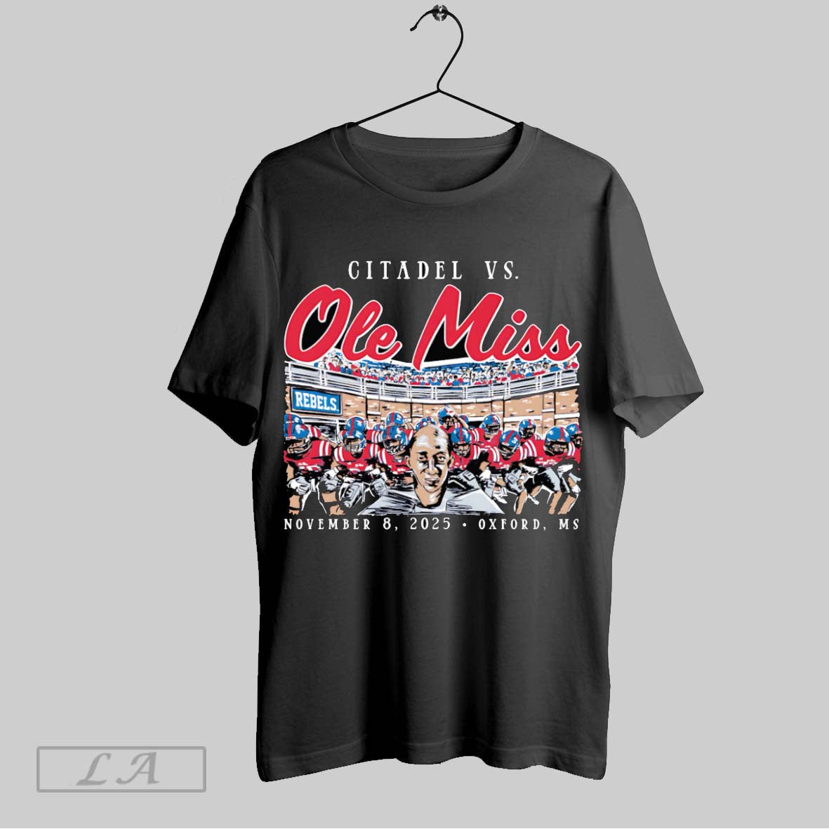 Original Citadel Vs Ole Miss Game Day 2025 - Adult & Kids T-Shirts, Sweatshirts & Hoodies apparel design preview 1