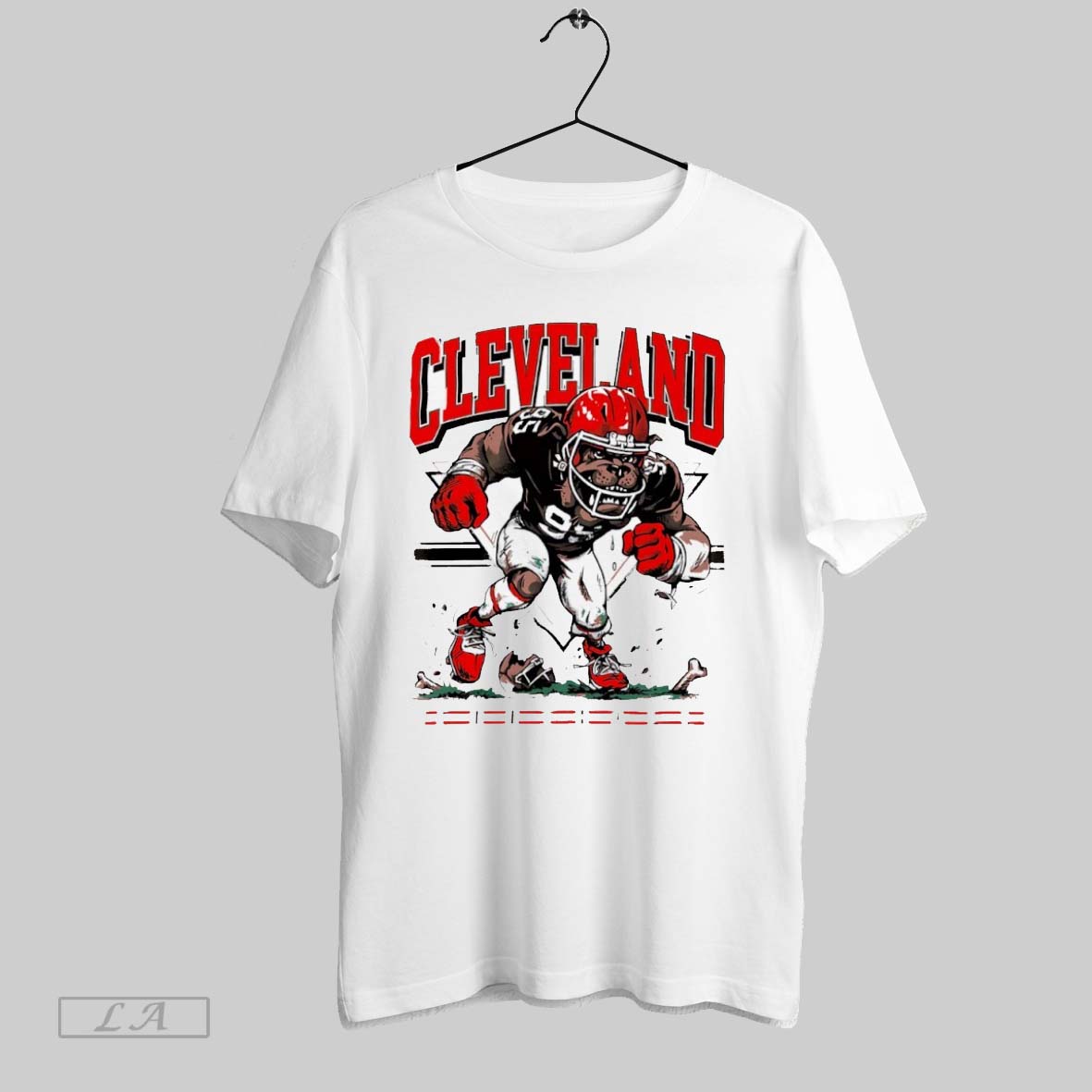 Original Cleveland Browns Football Dawg Mascot - Adult & Kids T-Shirts, Sweatshirts & Hoodies apparel design preview 1