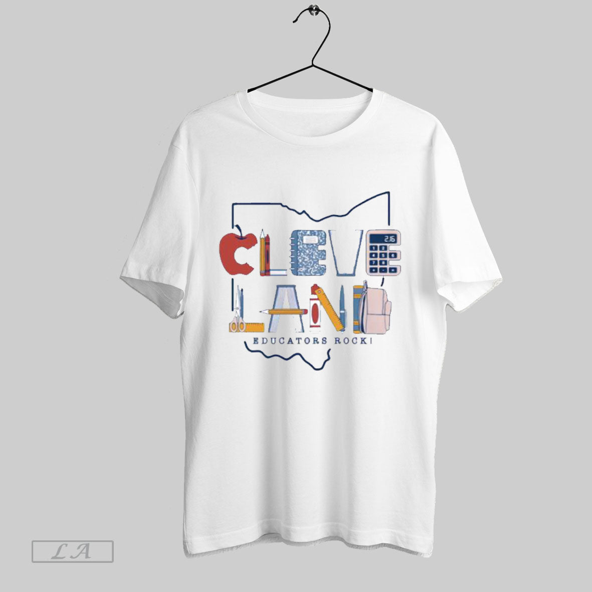 Original Cleveland Educators Rock - Adult & Kids T-Shirts, Sweatshirts & Hoodies apparel design preview 1