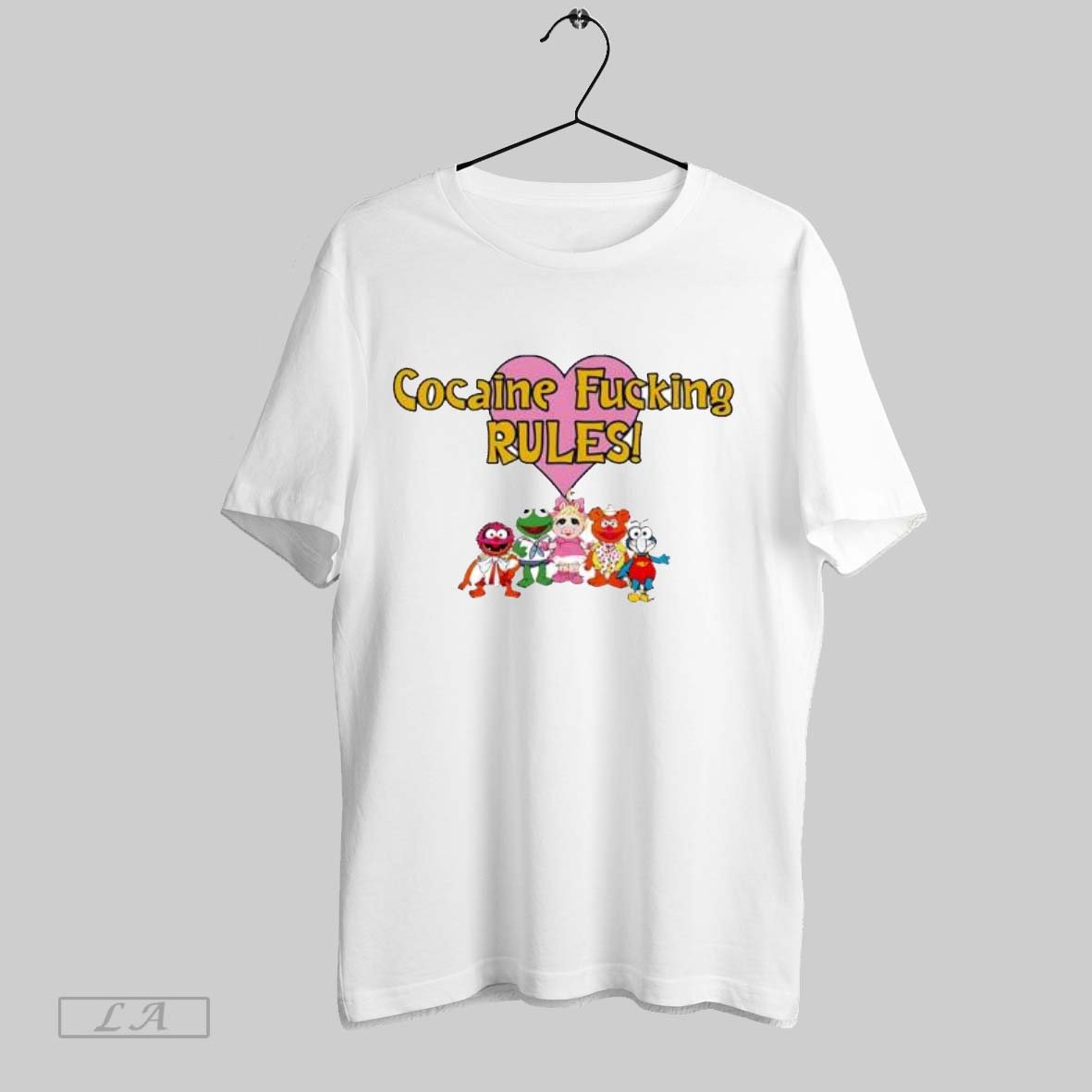 Original Cocaine Fucking Rules Muppet Crew Graphic - Adult & Kids T-Shirts, Sweatshirts & Hoodies apparel design preview 1