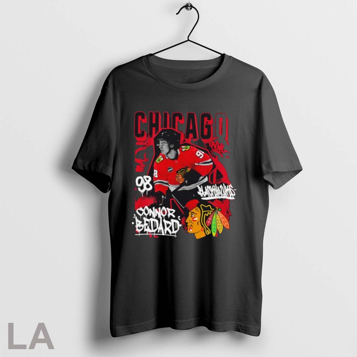 Original Connor Bedard Chicago Blackhawks Nhl Photo - Adult & Kids T-Shirts, Sweatshirts & Hoodies apparel design preview 1