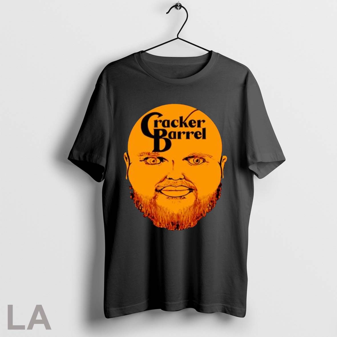 Original Cracker Barrel Spooky Man Face Logo Foodie - Adult & Kids T-Shirts, Sweatshirts & Hoodies apparel design preview 1