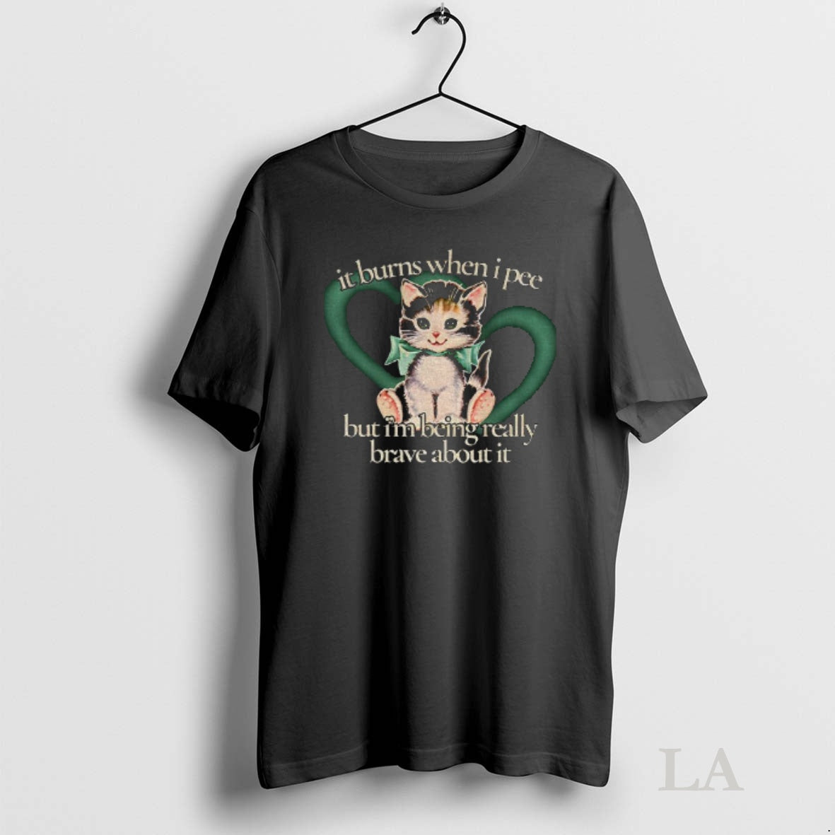 Original Cute Cat It Burns When I Pie Im Being Really - Adult & Kids T-Shirts, Sweatshirts & Hoodies apparel design preview 1