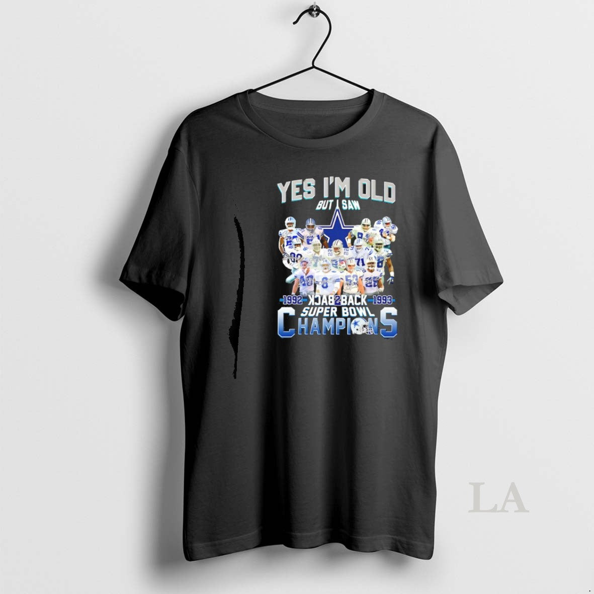 Original Dallas Cowboys Yes Im Old But I Saw Back 2 - Adult & Kids T-Shirts, Sweatshirts & Hoodies apparel design preview 1