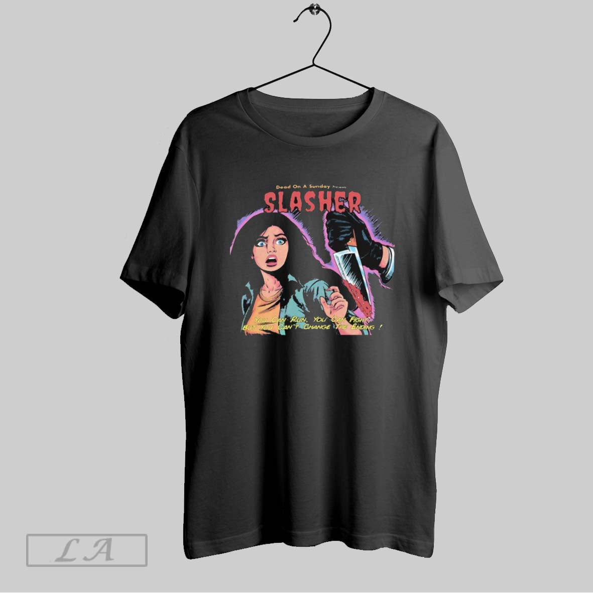 Original Dead On A Sunday Presents Slasher You Can - Adult & Kids T-Shirts, Sweatshirts & Hoodies apparel design preview 1