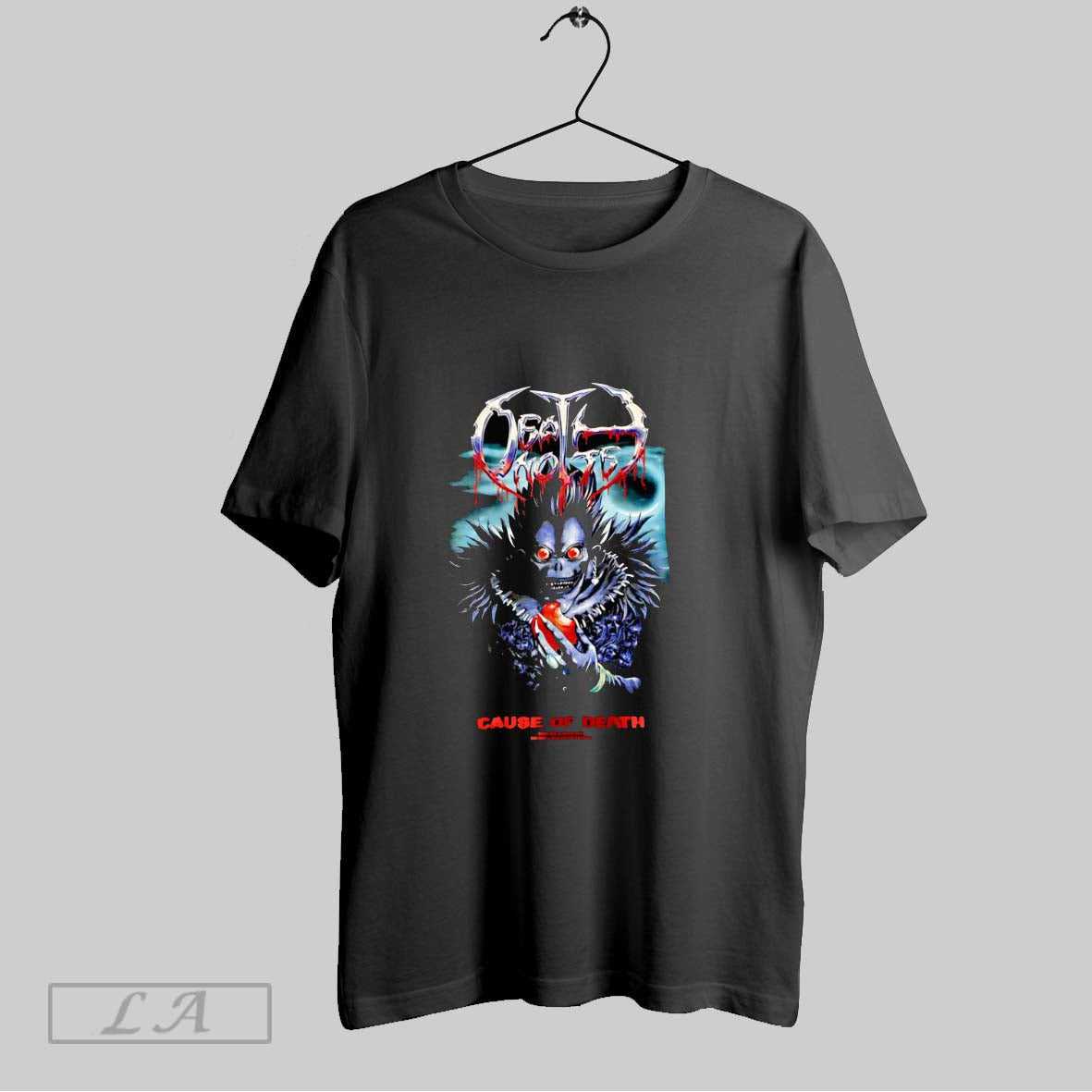 Original Death Note X Obituary Cause Of - Adult & Kids T-Shirts, Sweatshirts & Hoodies apparel design preview 1