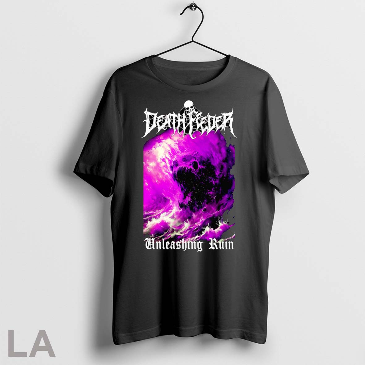 Original Deathfeeder Unleashing Ruin - Adult & Kids T-Shirts, Sweatshirts & Hoodies apparel design preview 1