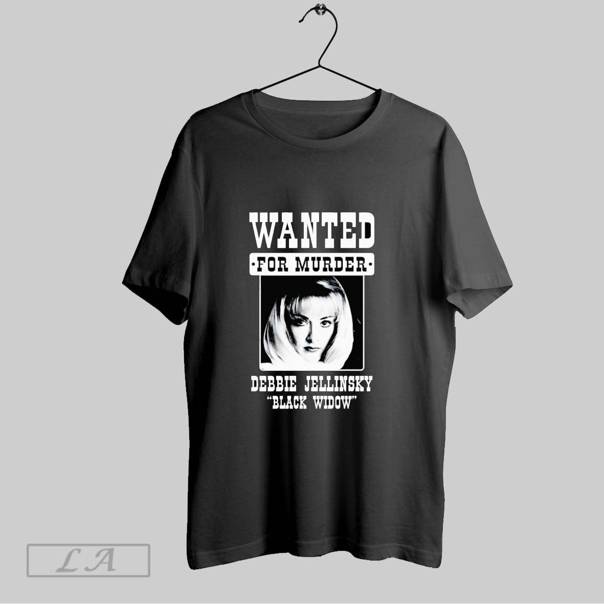 Original Debbie Jellinsky Wanted For Murder - Adult & Kids T-Shirts, Sweatshirts & Hoodies apparel design preview 1