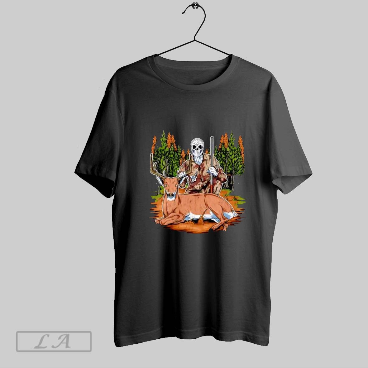 Original Deer Hunting Hunter Skeleton - Adult & Kids T-Shirts, Sweatshirts & Hoodies apparel design preview 1