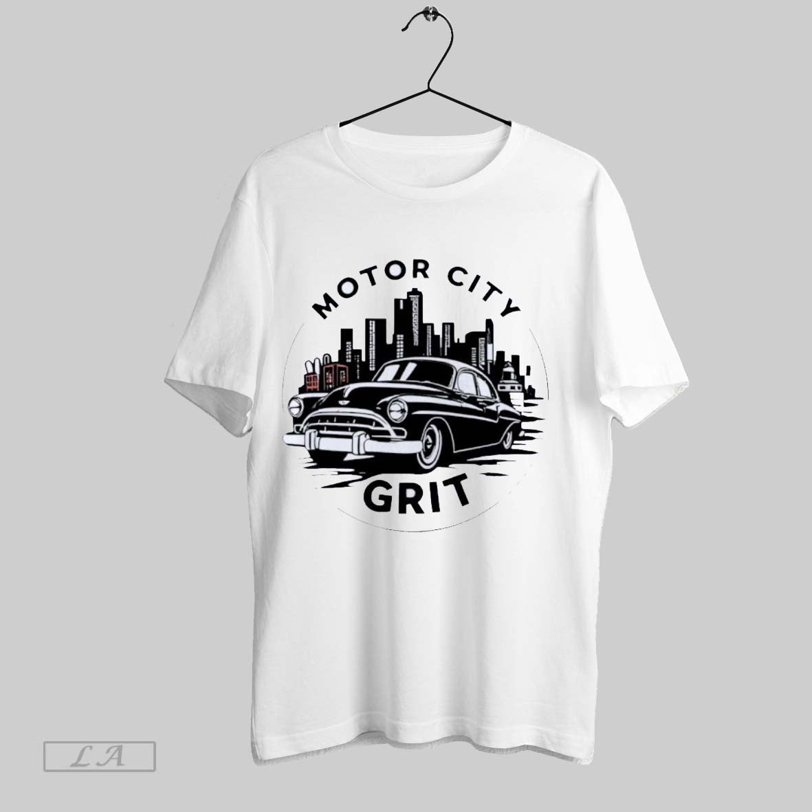 Original Detroit Motor City Grit - Adult & Kids T-Shirts, Sweatshirts & Hoodies apparel design preview 1