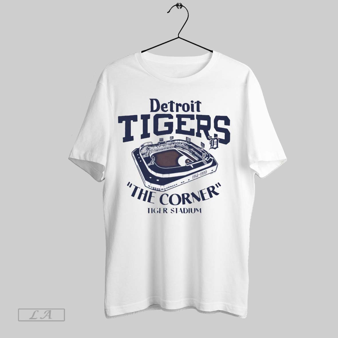Original Detroit Tigers The Corner Tiger Stadium - Adult & Kids T-Shirts, Sweatshirts & Hoodies apparel design preview 1