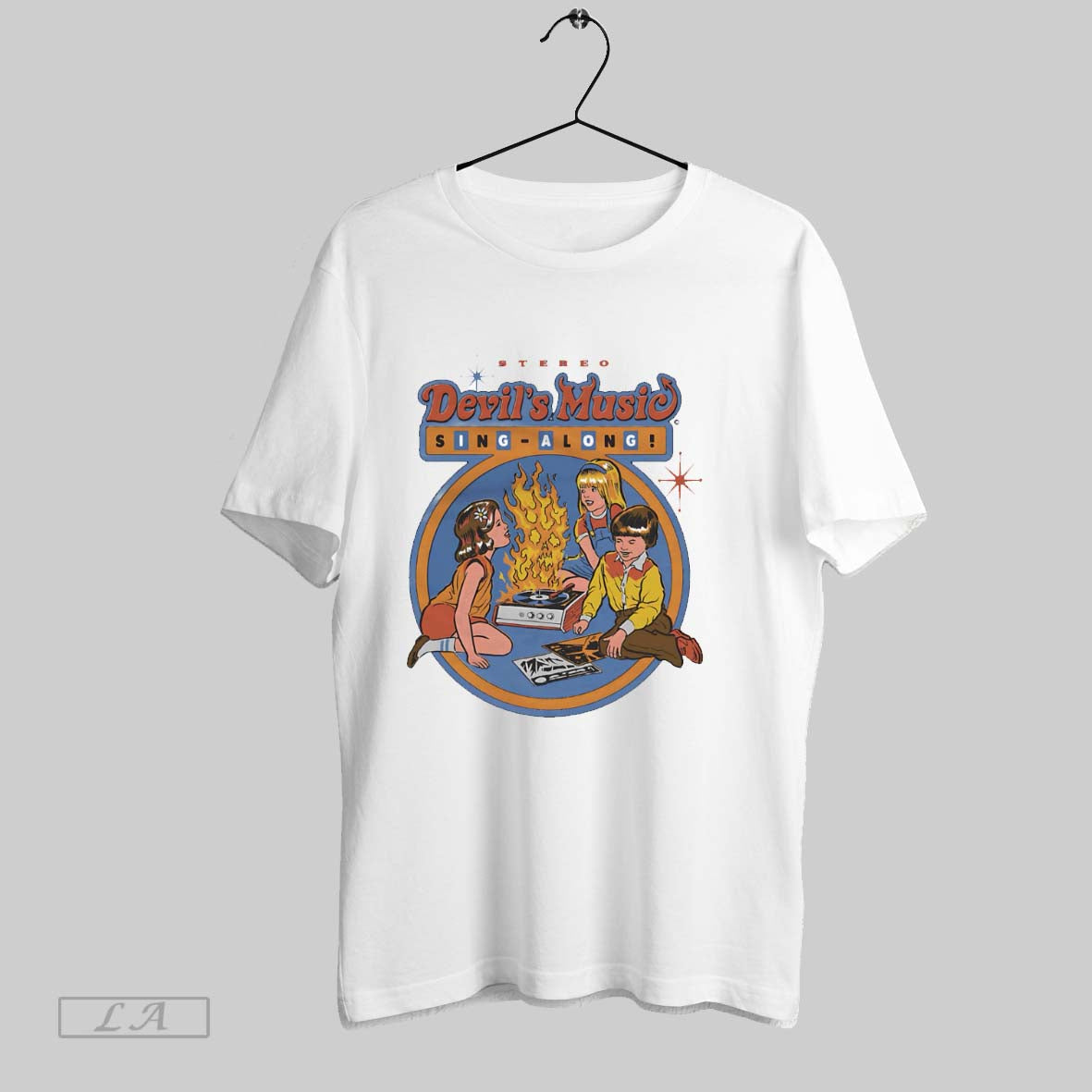 Original Devils Music Sing Along - Adult & Kids T-Shirts, Sweatshirts & Hoodies apparel design preview 1
