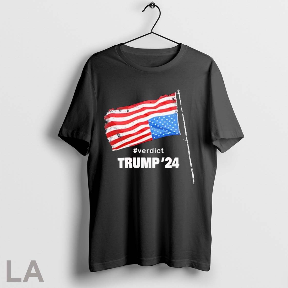 Original Distressed American Flag Trump 24 Verdict - Adult & Kids T-Shirts, Sweatshirts & Hoodies apparel design preview 1