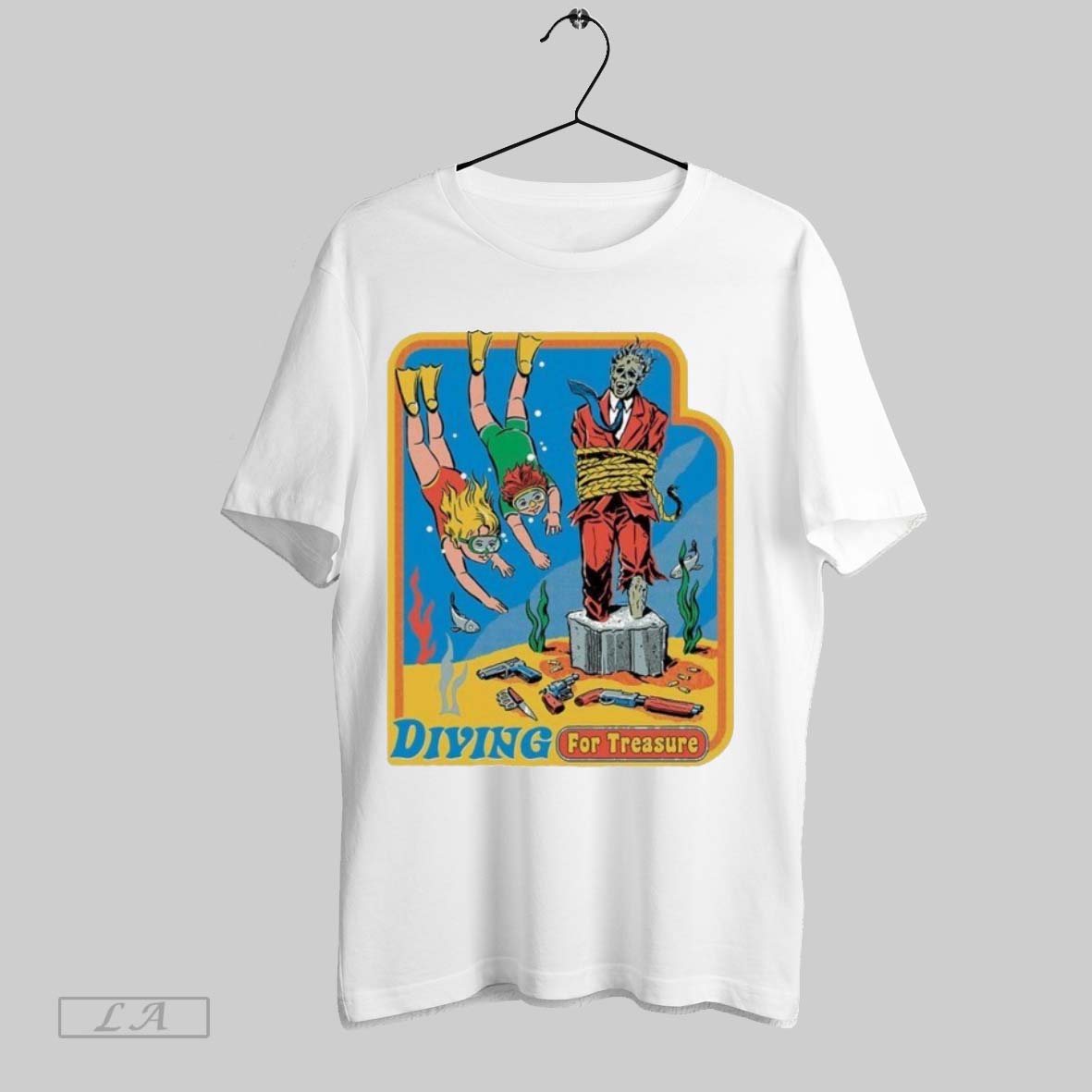 Original Diving For Treasure - Adult & Kids T-Shirts, Sweatshirts & Hoodies apparel design preview 1