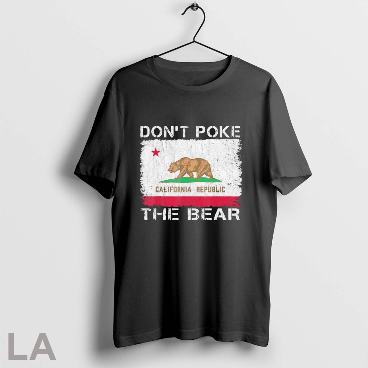Original Dont Poke The Bear California Republic Flag - Adult & Kids T-Shirts, Sweatshirts & Hoodies apparel design preview 1