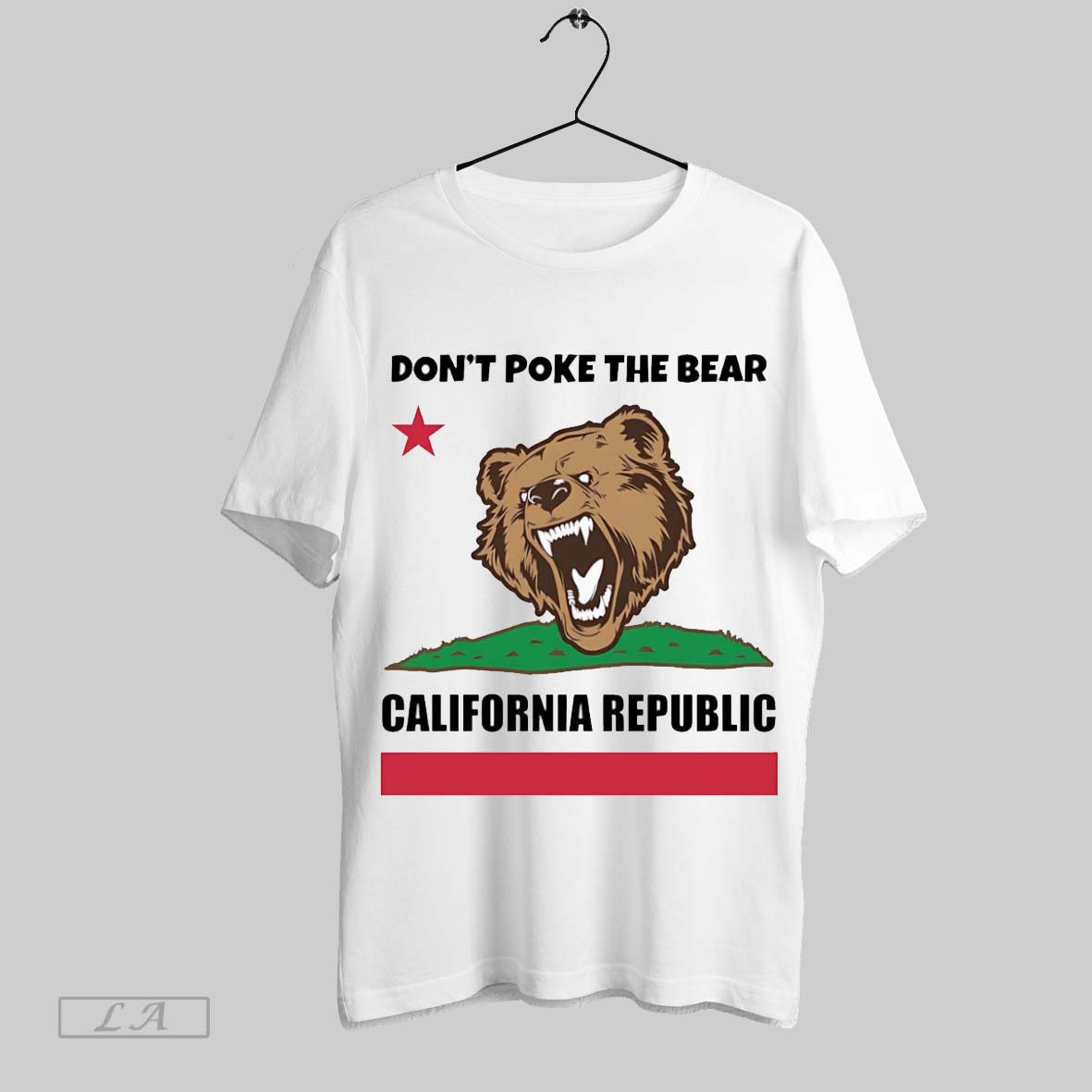 Original Dont Poke The Bear California Republic Gavin - Adult & Kids T-Shirts, Sweatshirts & Hoodies apparel design preview 1