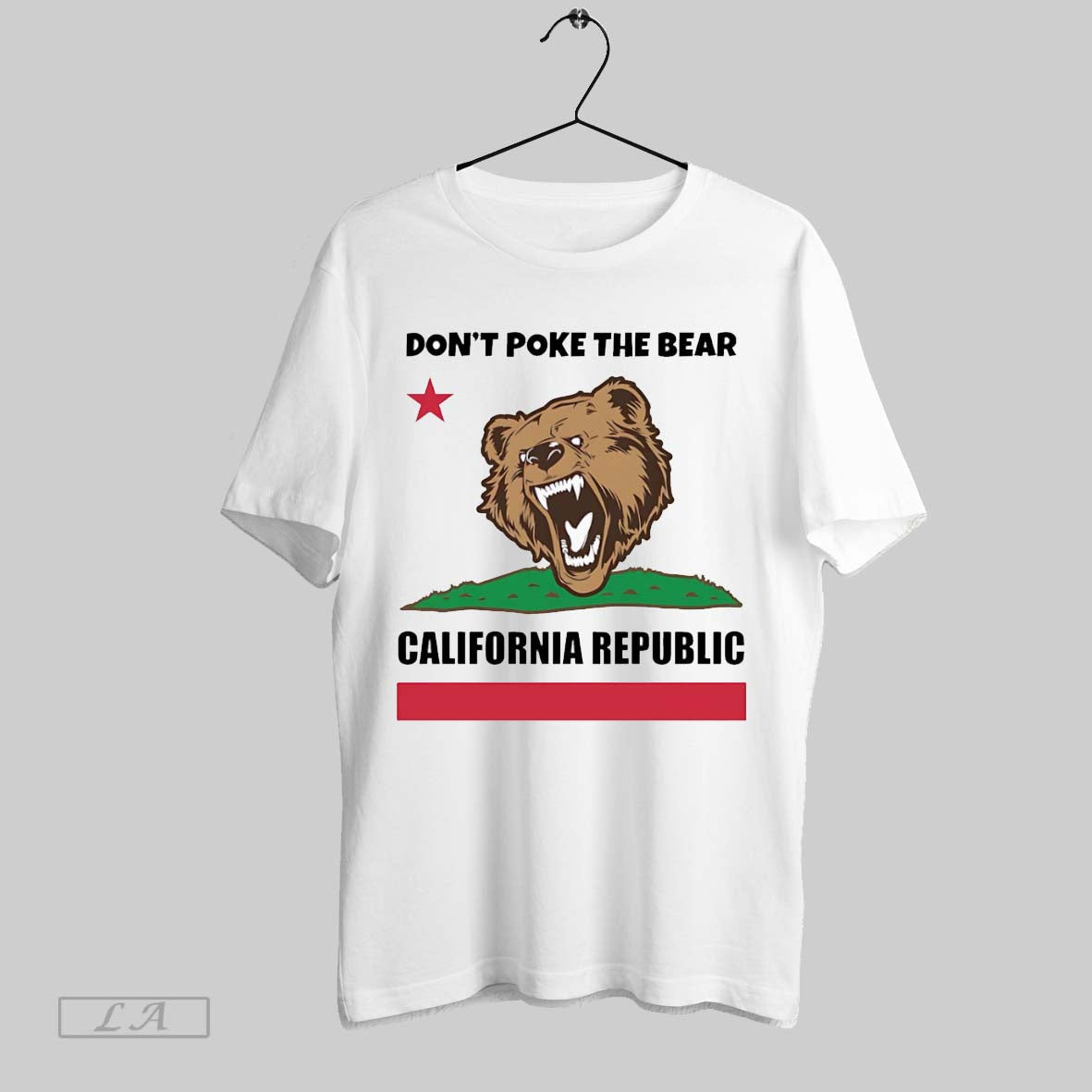 Original Dont Poke The Bear California Republic Gavin - Adult & Kids T-Shirts, Sweatshirts & Hoodies apparel design preview 1