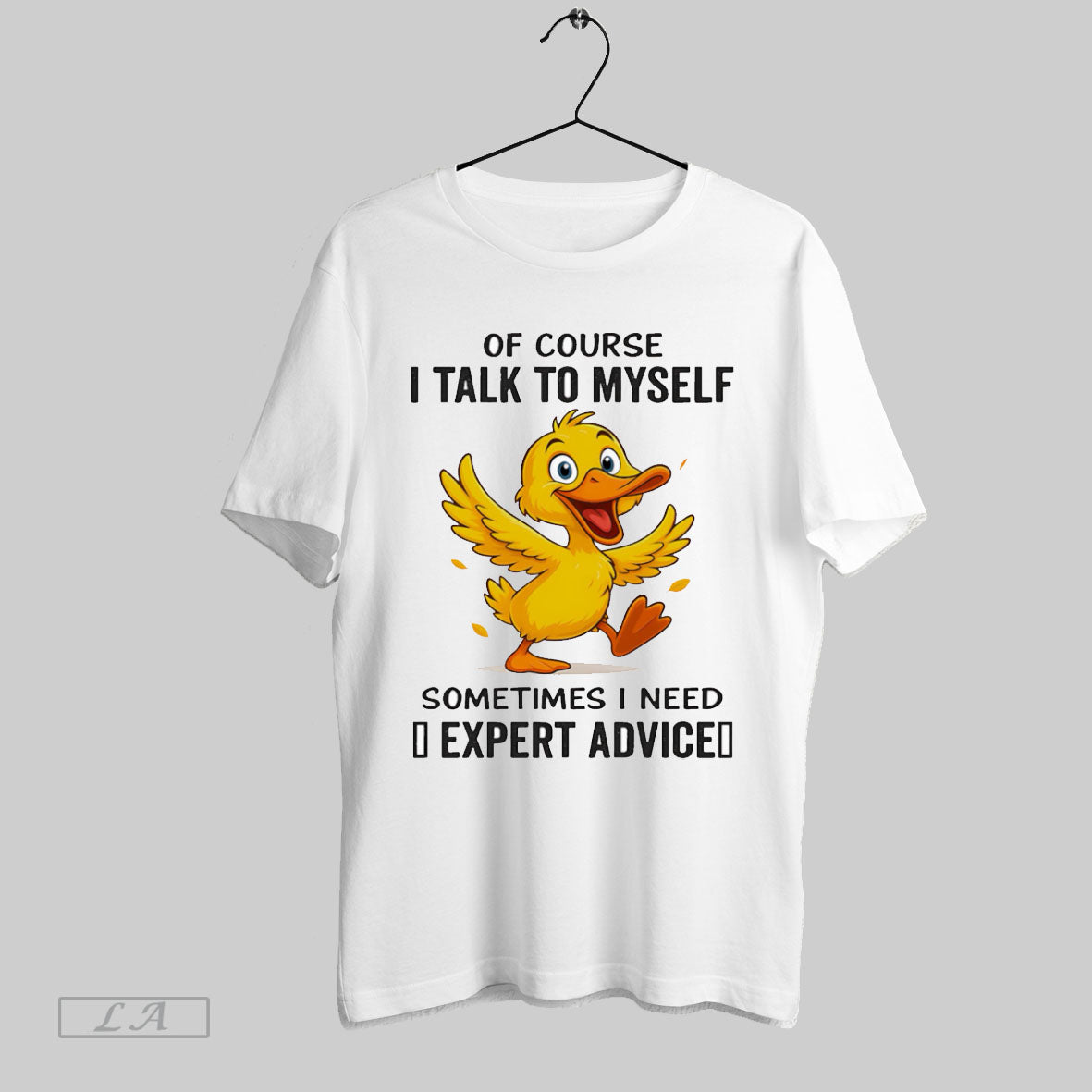 Original Duck Of Course I Talk To Myself Sometimes - Adult & Kids T-Shirts, Sweatshirts & Hoodies apparel design preview 1