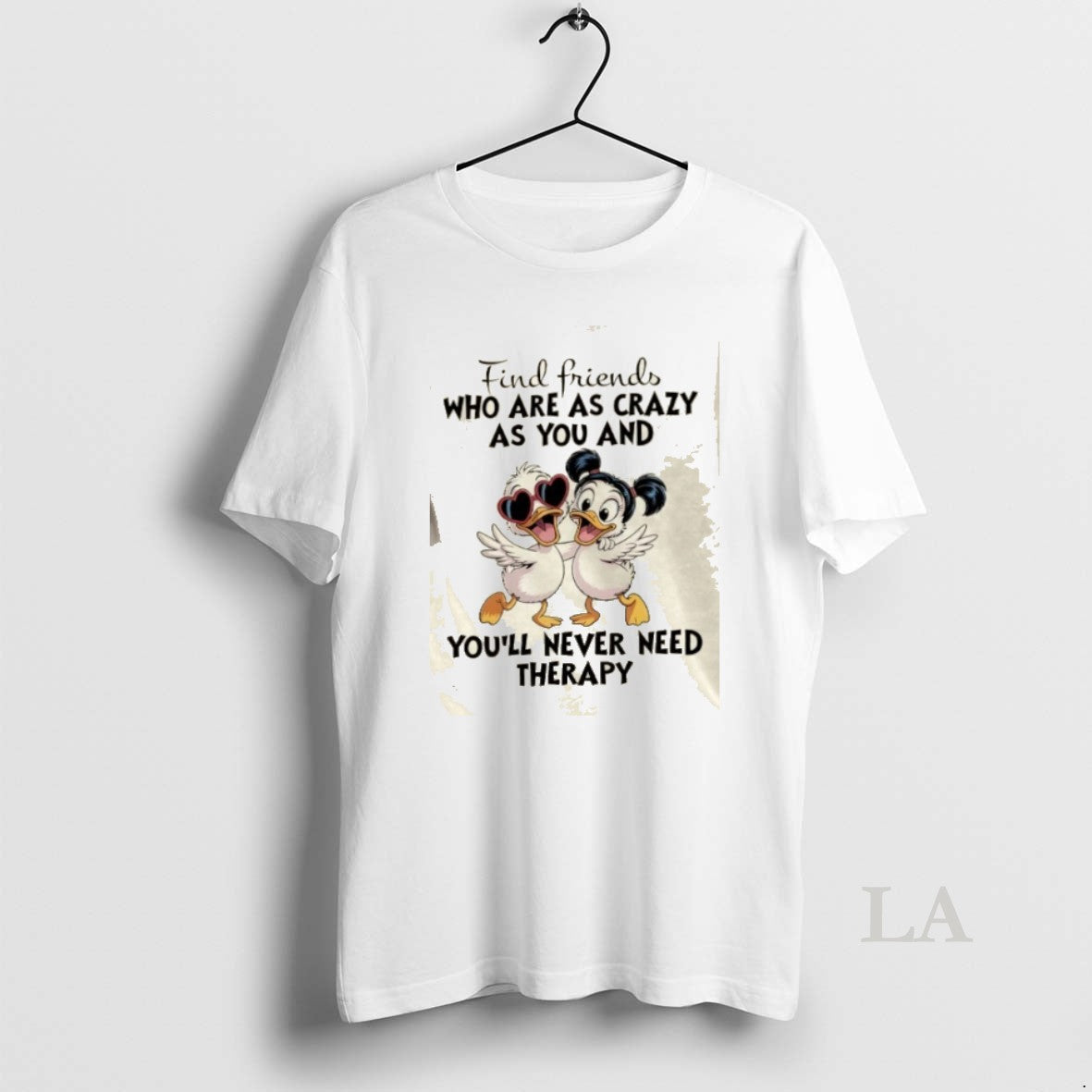 Original Ducks Find Friends Who Are As Crazy You And - Adult & Kids T-Shirts, Sweatshirts & Hoodies apparel design preview 1