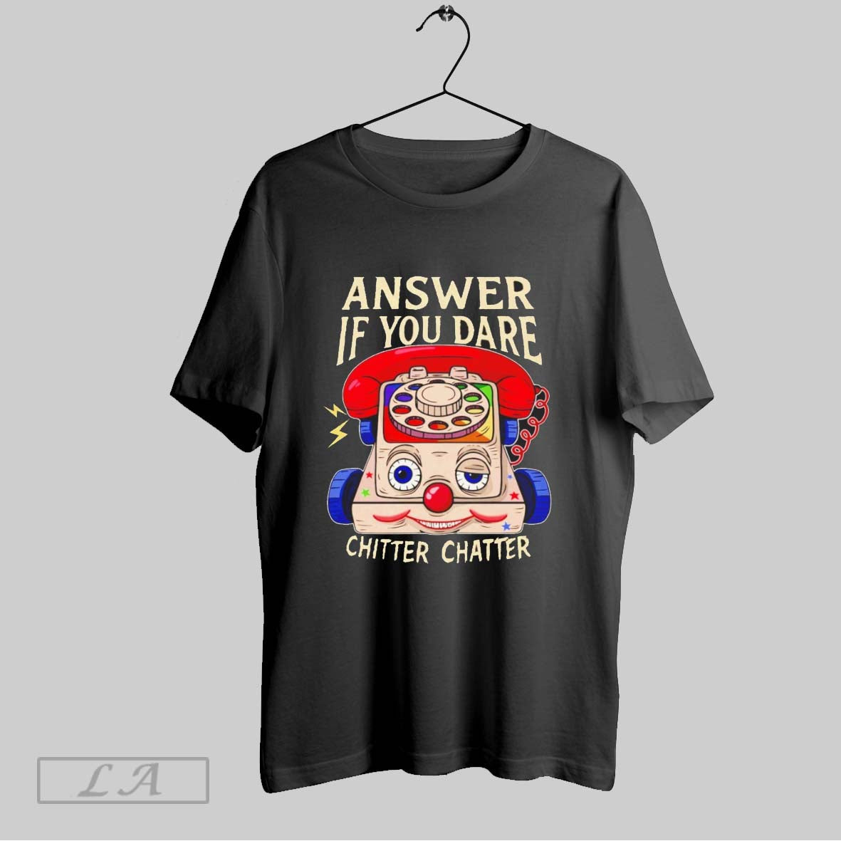 Original Eerie Toy Phone Answer If You Dare Chitter - Adult & Kids T-Shirts, Sweatshirts & Hoodies apparel design preview 1