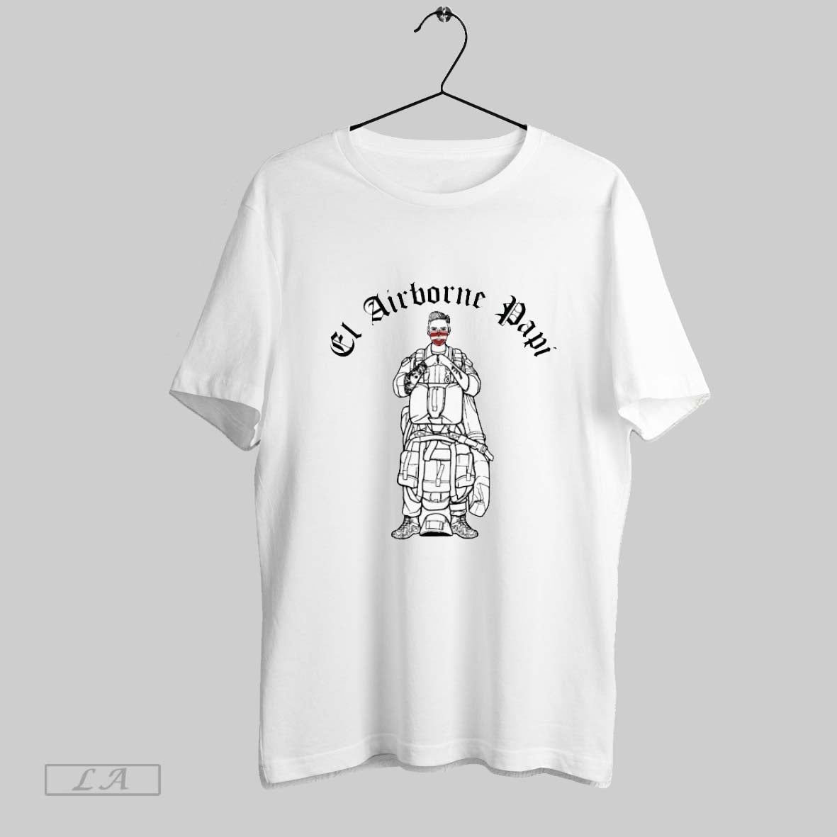 Original El Airborne Papi - Adult & Kids T-Shirts, Sweatshirts & Hoodies apparel design preview 1