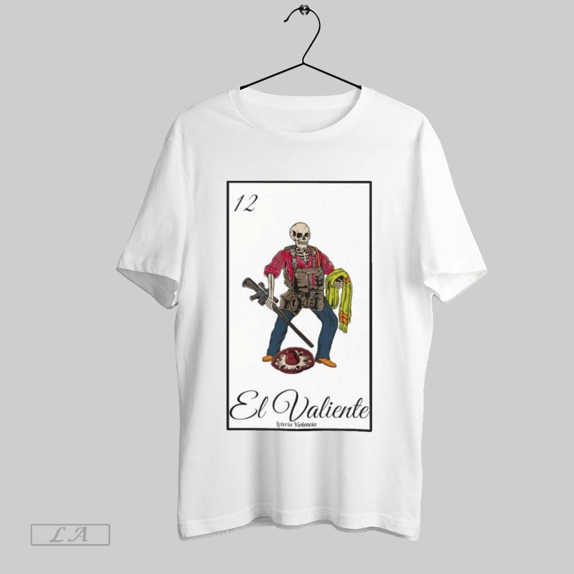 Original El Valiente Skeleton - Adult & Kids T-Shirts, Sweatshirts & Hoodies apparel design preview 1