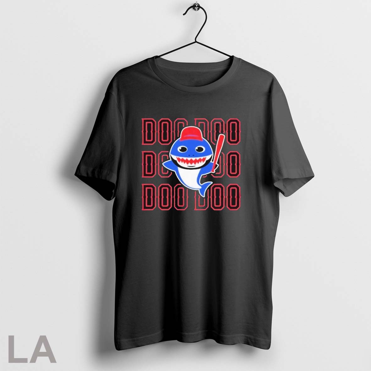 Original Elvis Andrus Wearing Texas Rangers Shark Doo - Adult & Kids T-Shirts, Sweatshirts & Hoodies apparel design preview 1