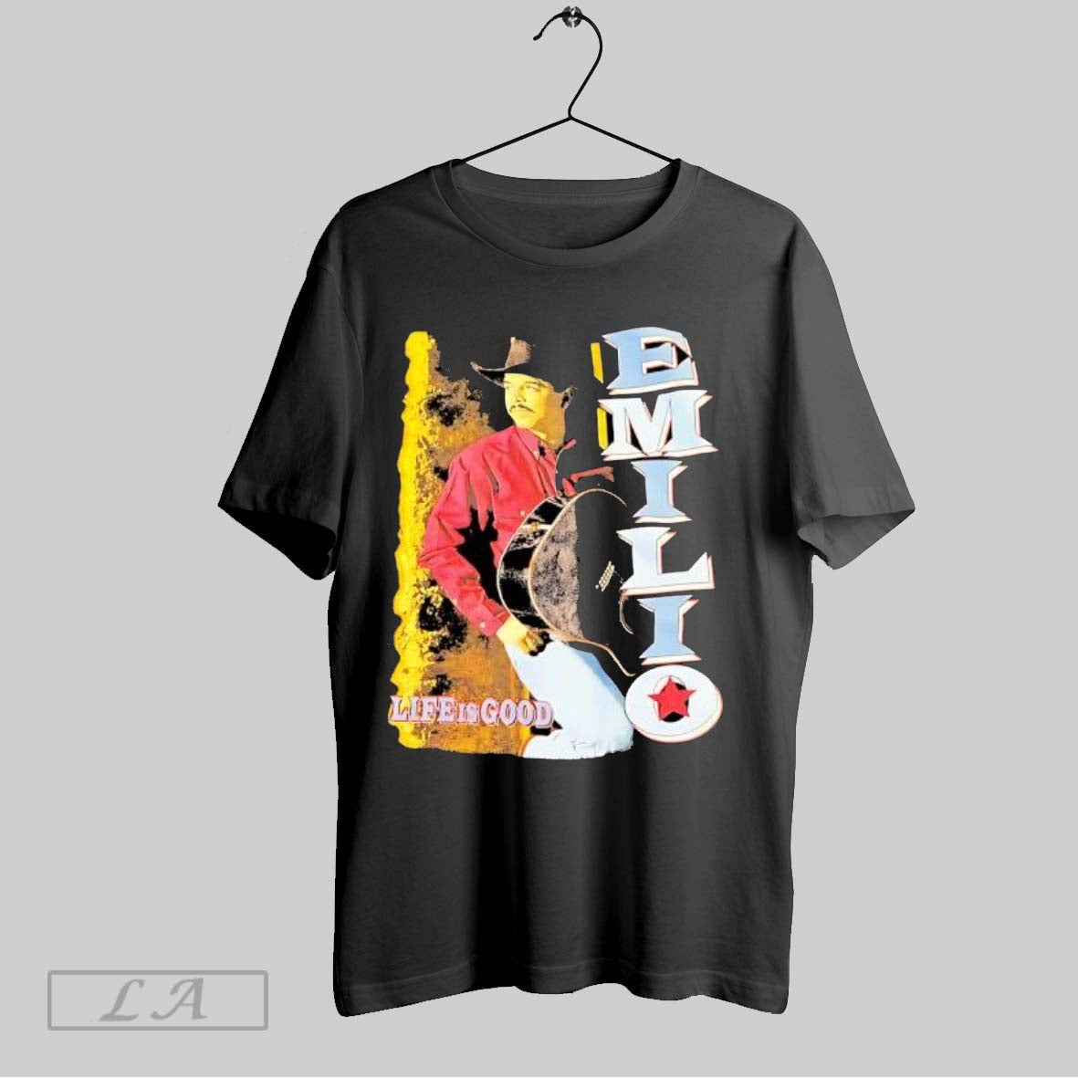 Original Emilio Life Is Good Country Music - Adult & Kids T-Shirts, Sweatshirts & Hoodies apparel design preview 1