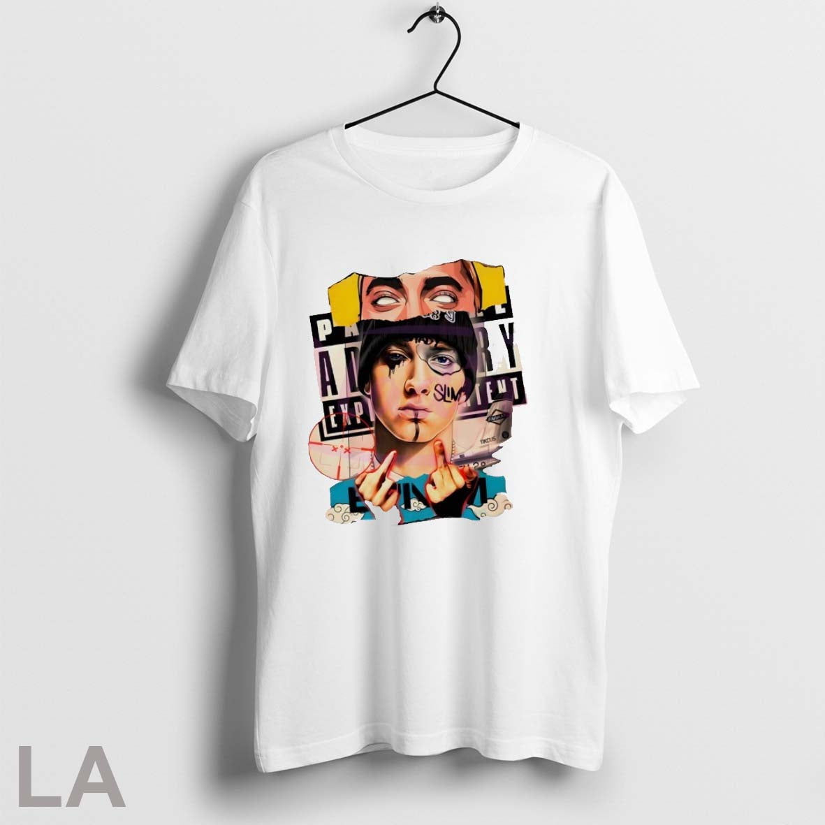Original Eminem Slim Shady Hip Hop Collage - Adult & Kids T-Shirts, Sweatshirts & Hoodies apparel design preview 1