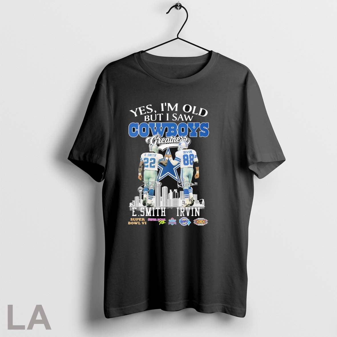 Original Emmitt Smith And Michael Irvin Yes Im Old - Adult & Kids T-Shirts, Sweatshirts & Hoodies apparel design preview 1
