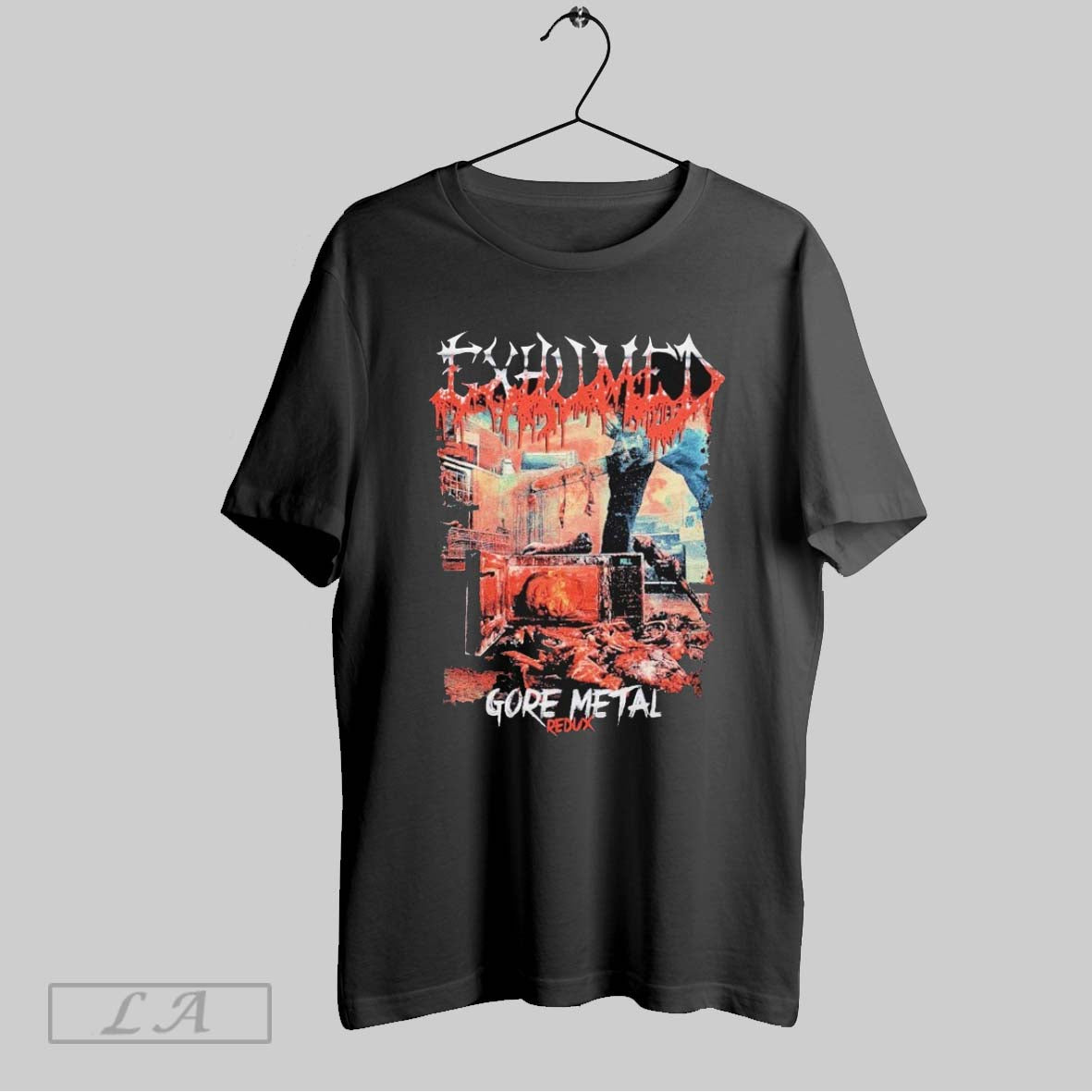 Original Exhumed Gore Metal Redux - Adult & Kids T-Shirts, Sweatshirts & Hoodies apparel design preview 1