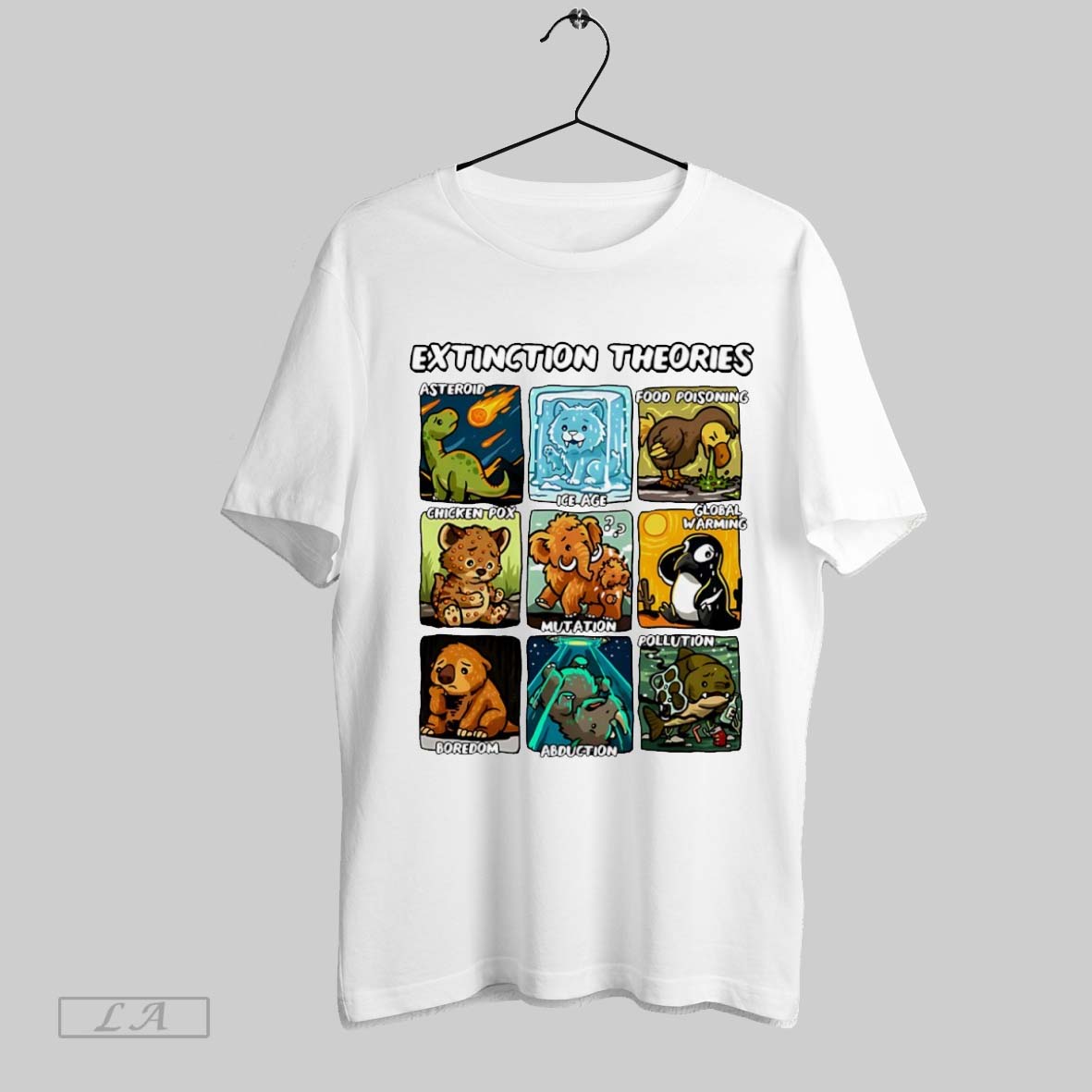 Original Extinction Theories Animal - Adult & Kids T-Shirts, Sweatshirts & Hoodies apparel design preview 1