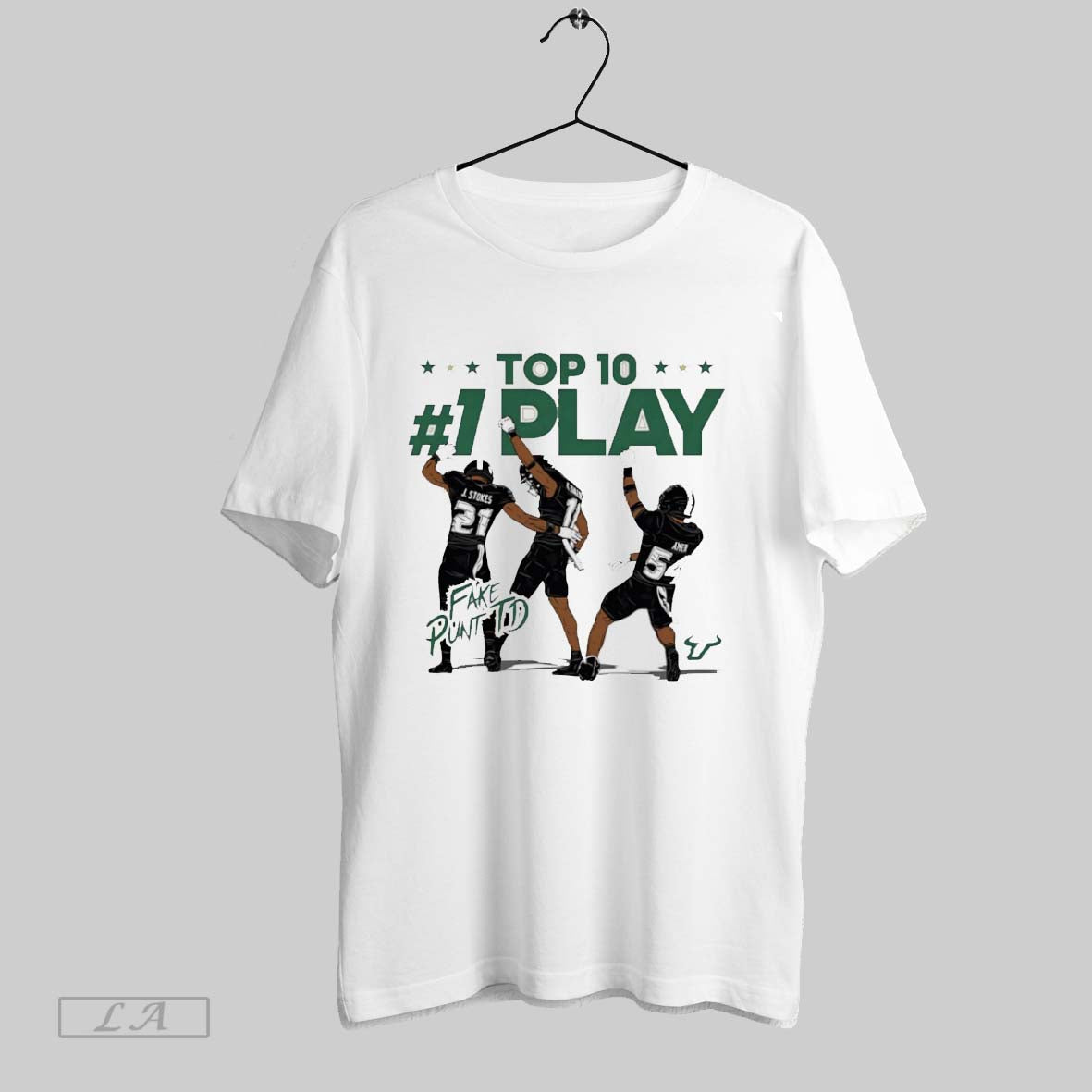 Original Fake Punt Td Top 10 1 Play South Florida - Adult & Kids T-Shirts, Sweatshirts & Hoodies apparel design preview 1