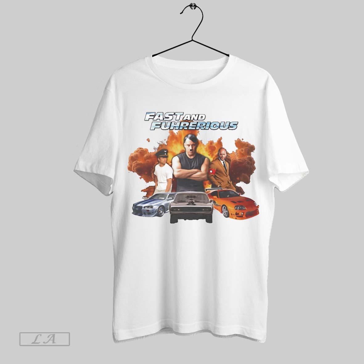 Original Fast And Fuhrerious - Adult & Kids T-Shirts, Sweatshirts & Hoodies apparel design preview 1