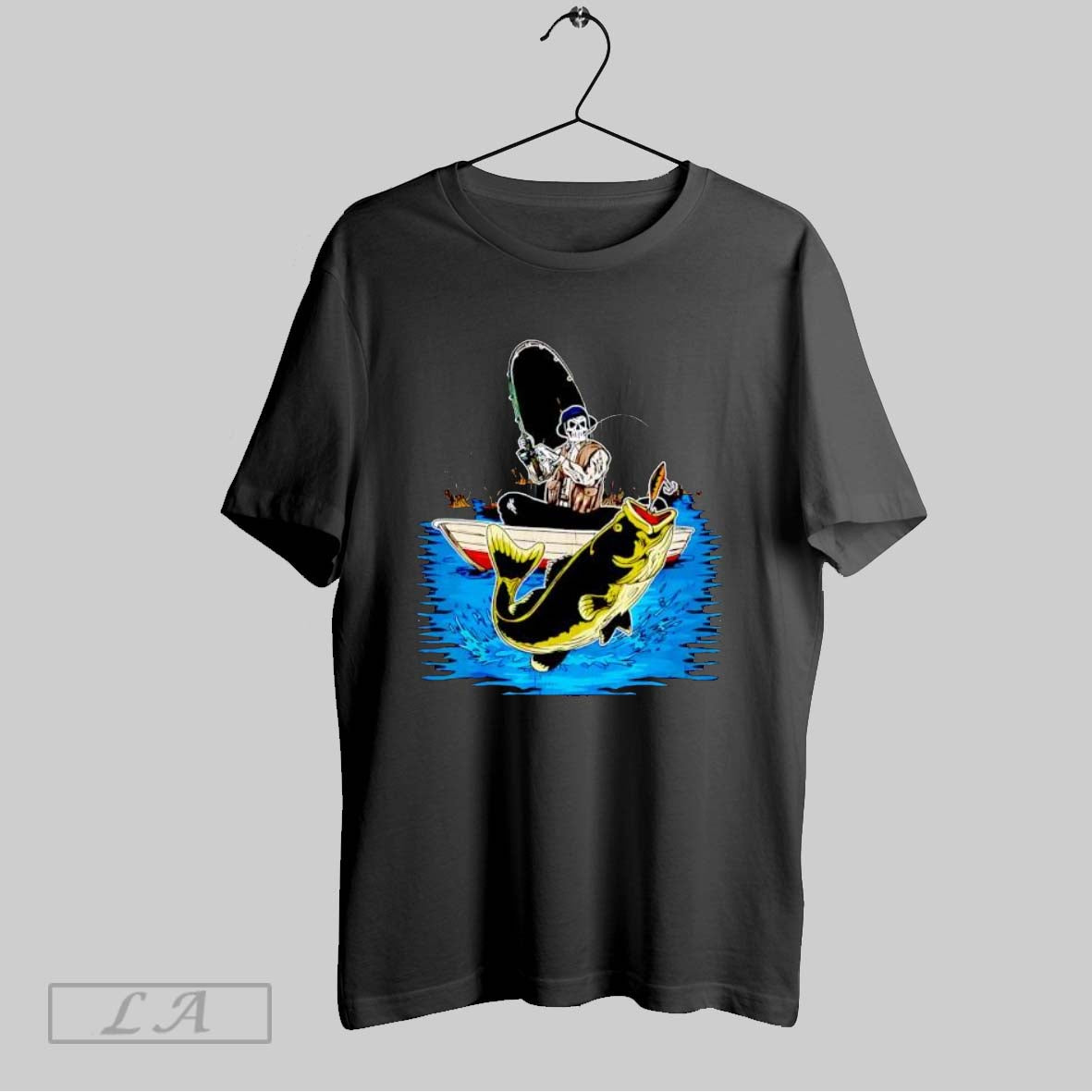 Original Fish On Skeleton - Adult & Kids T-Shirts, Sweatshirts & Hoodies apparel design preview 1