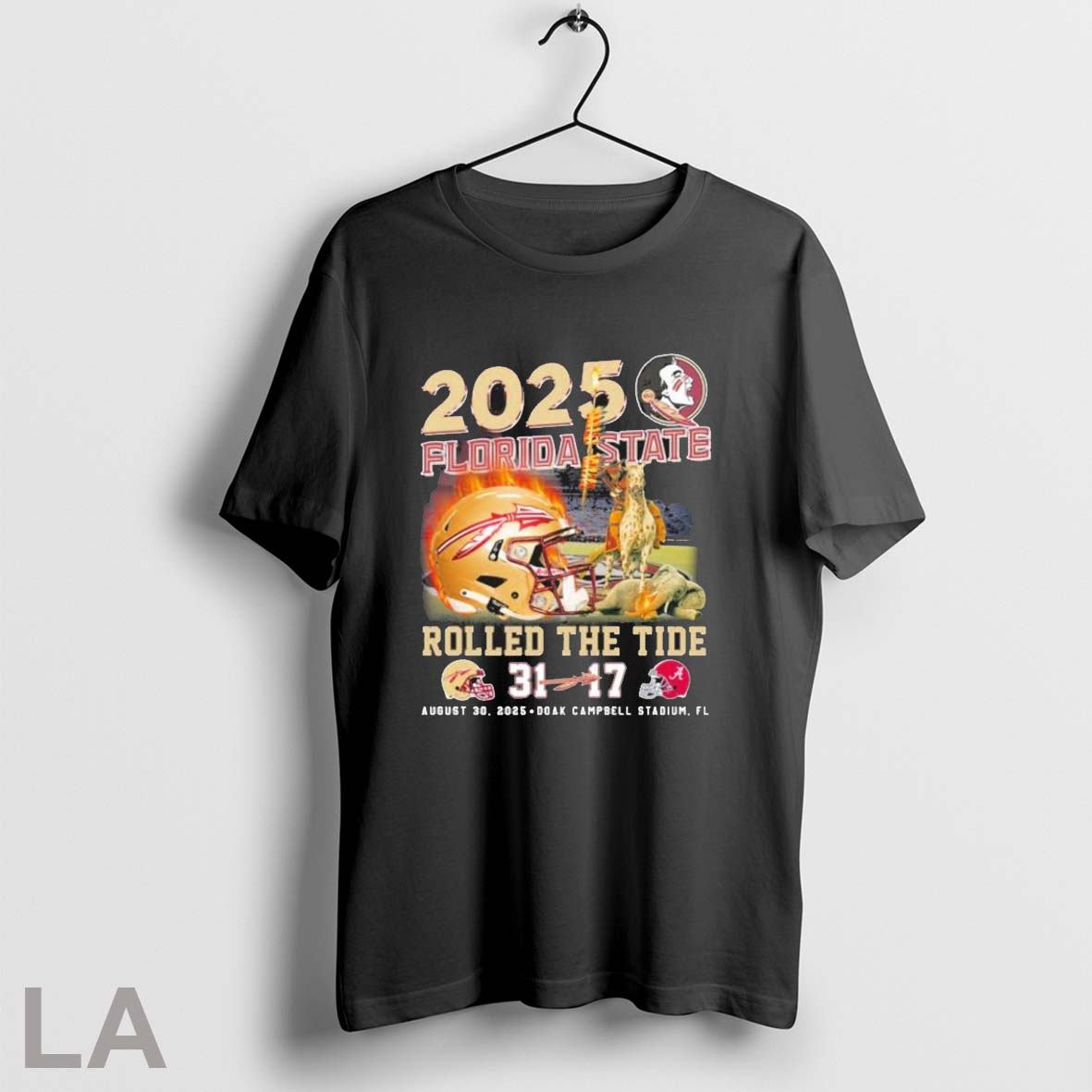 Original Florida State Seminoles 2025 Rolled The Tide - Adult & Kids T-Shirts, Sweatshirts & Hoodies apparel design preview 1