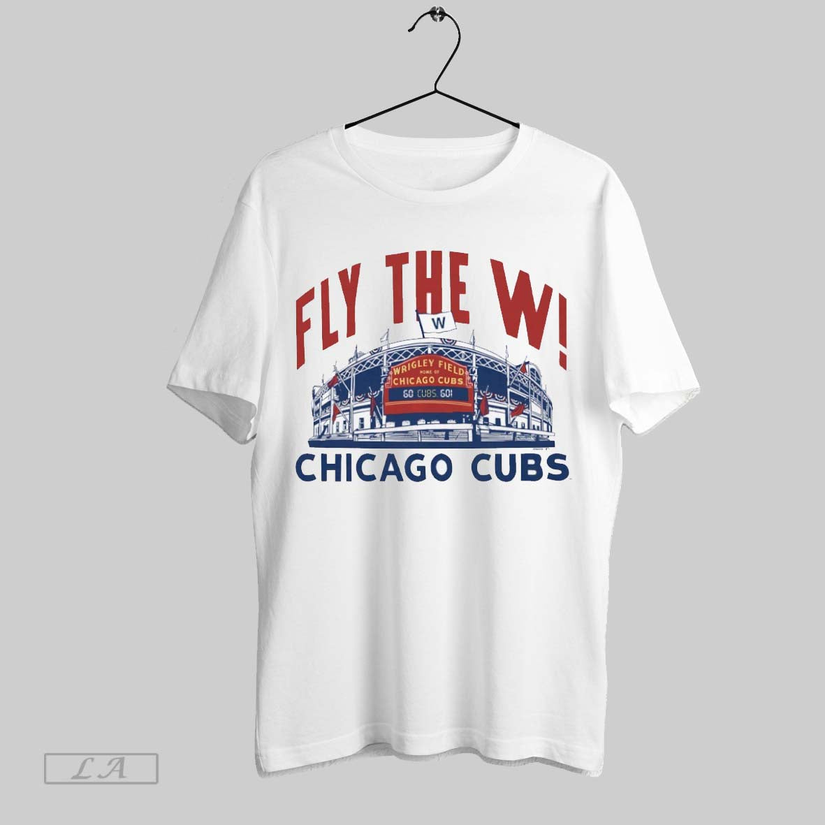 Original Fly The W Chicago Cubs Wrigley Field - Adult & Kids T-Shirts, Sweatshirts & Hoodies apparel design preview 1
