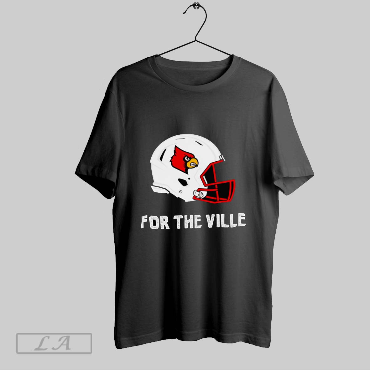 Original For The Ville St Louis Cardinals Helmet - Adult & Kids T-Shirts, Sweatshirts & Hoodies apparel design preview 1