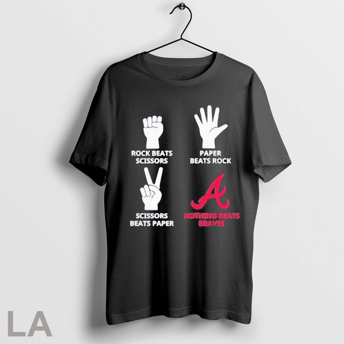 Original Funny Rock Beats Scissors Paper Nothing - Adult & Kids T-Shirts, Sweatshirts & Hoodies apparel design preview 1
