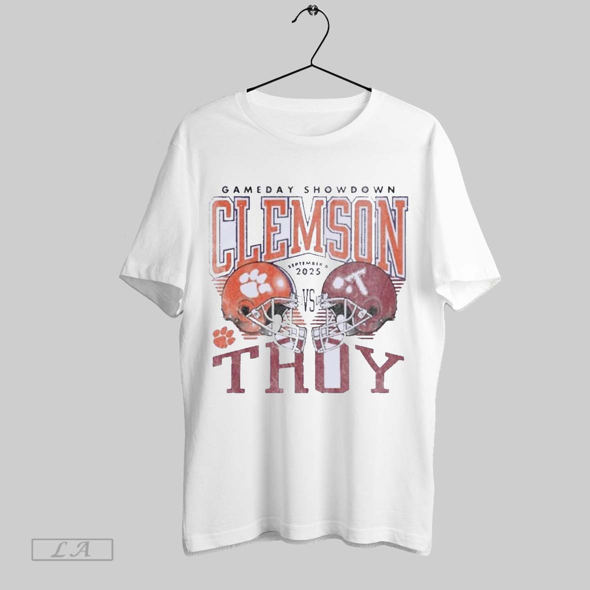 Original Gameday Clemson Vs Troy September 6 2025 - Adult & Kids T-Shirts, Sweatshirts & Hoodies apparel design preview 1