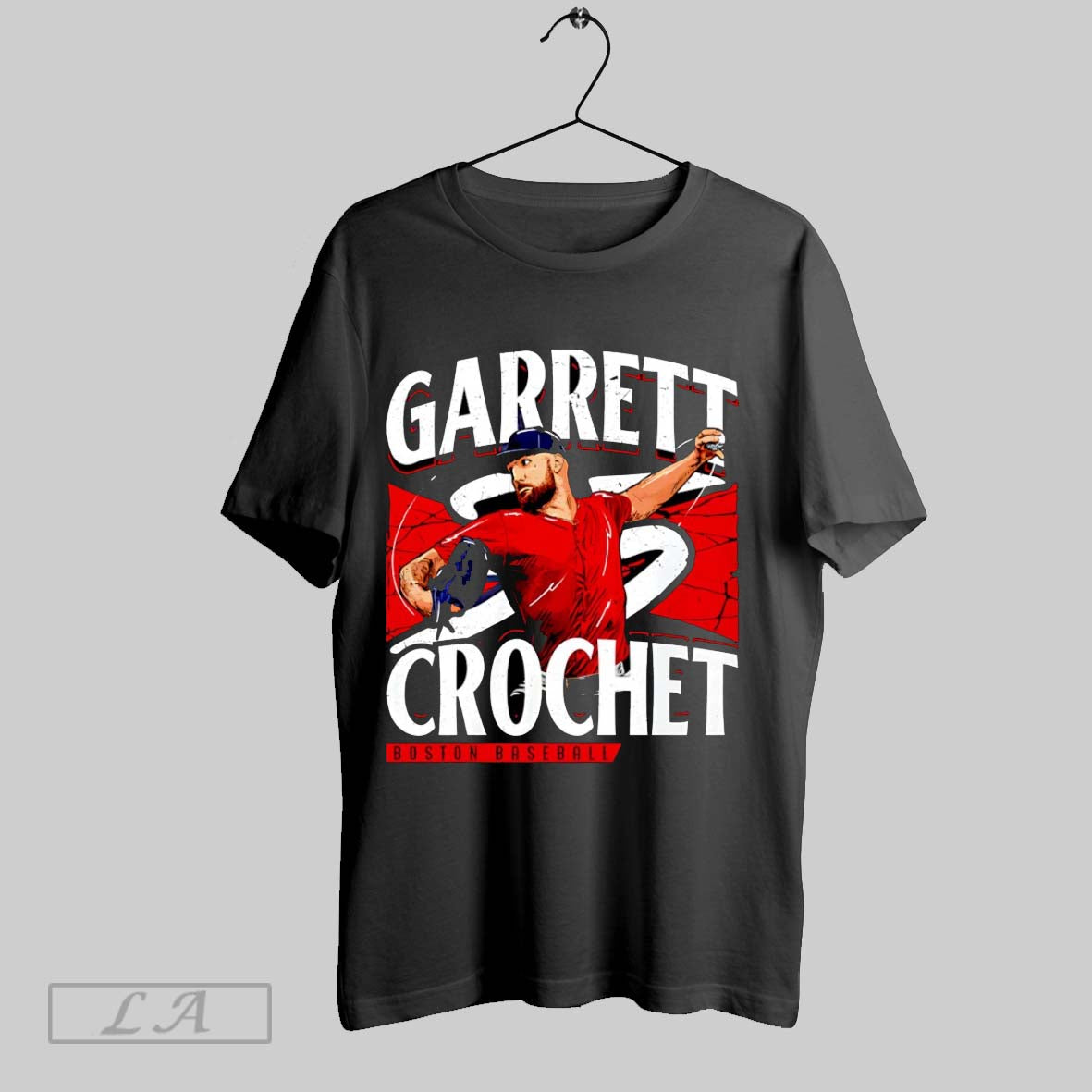 Original Garrett Crochet Player Boston Red Sox - Adult & Kids T-Shirts, Sweatshirts & Hoodies apparel design preview 1